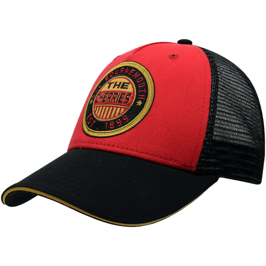 Adults Team Trucker Cap - Red / Black