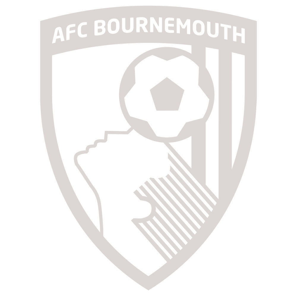 Large Crest Window Sticker - White