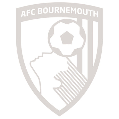 Large Crest Window Sticker - White