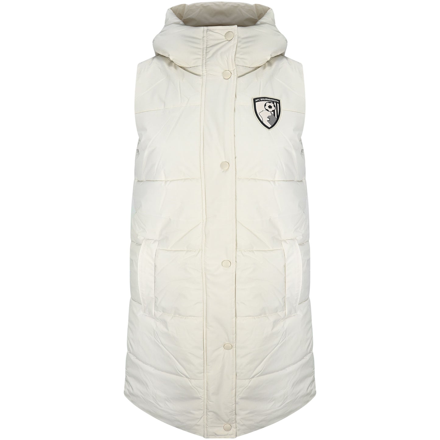 Womens Chamonix Long Line Gilet - Cream