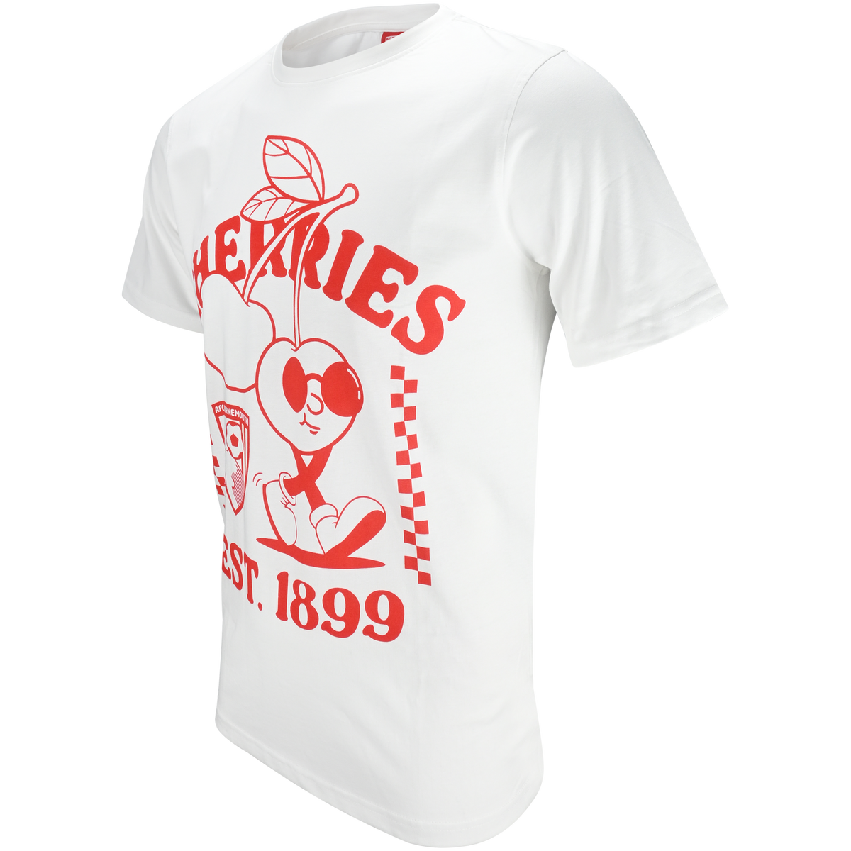 Cherries Beach Relaxed Tee - White