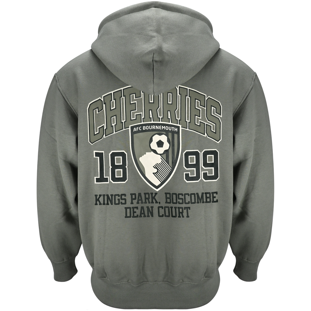 Cherries Relaxed Hoodie - Light Olive