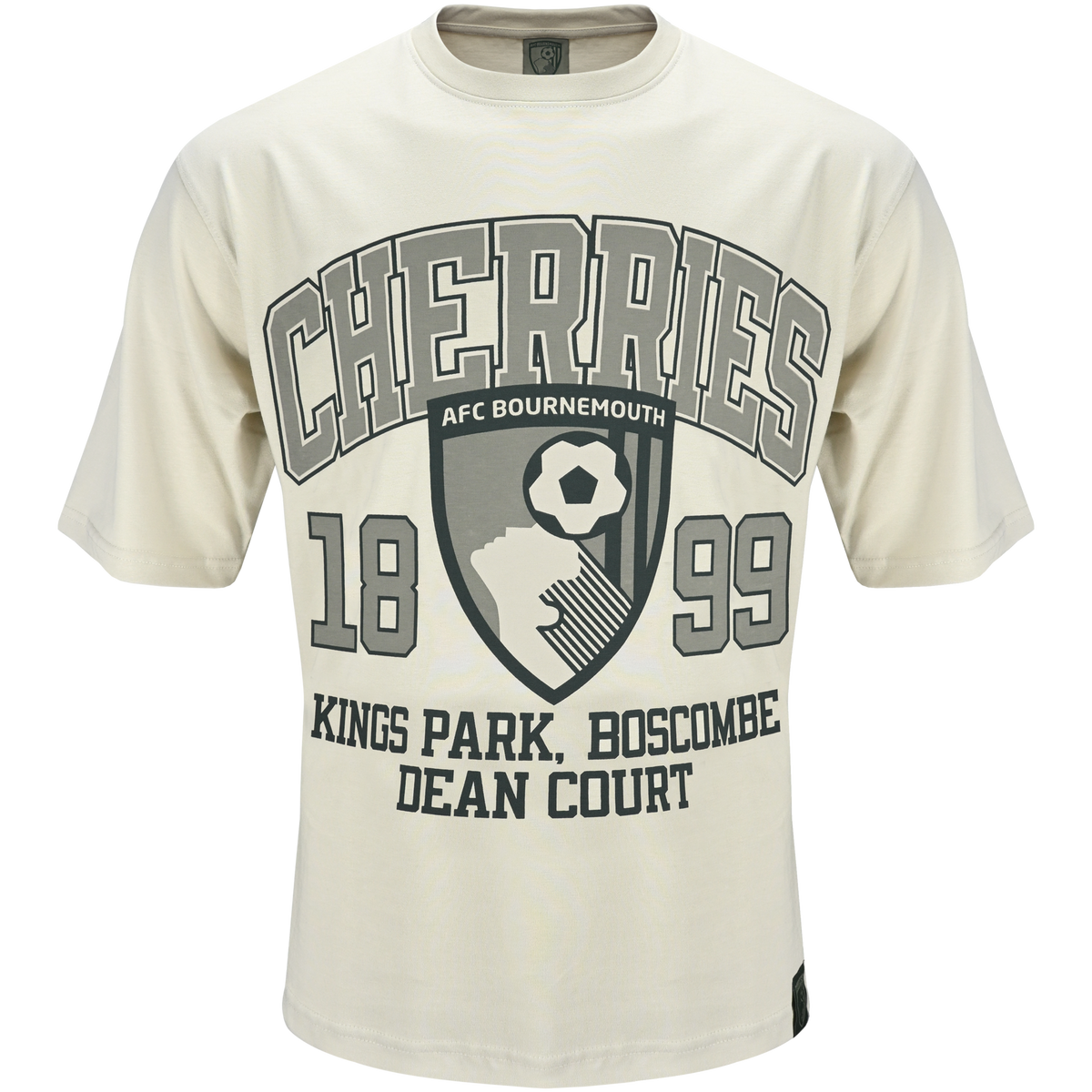 Cherries Oversized Tee - Sand