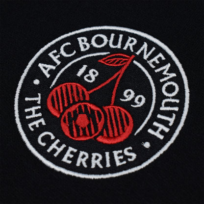 Adults Essential Cherries Hoodie - Black