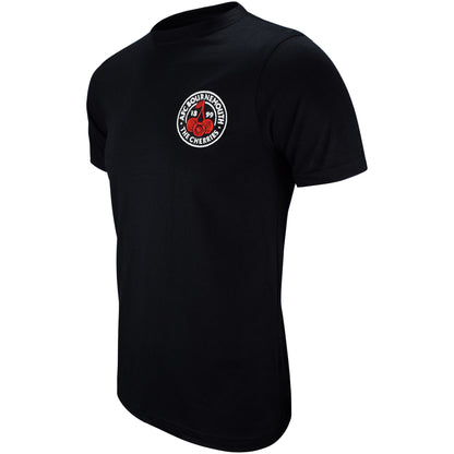 Adults Essential Cherries T Shirt - Black