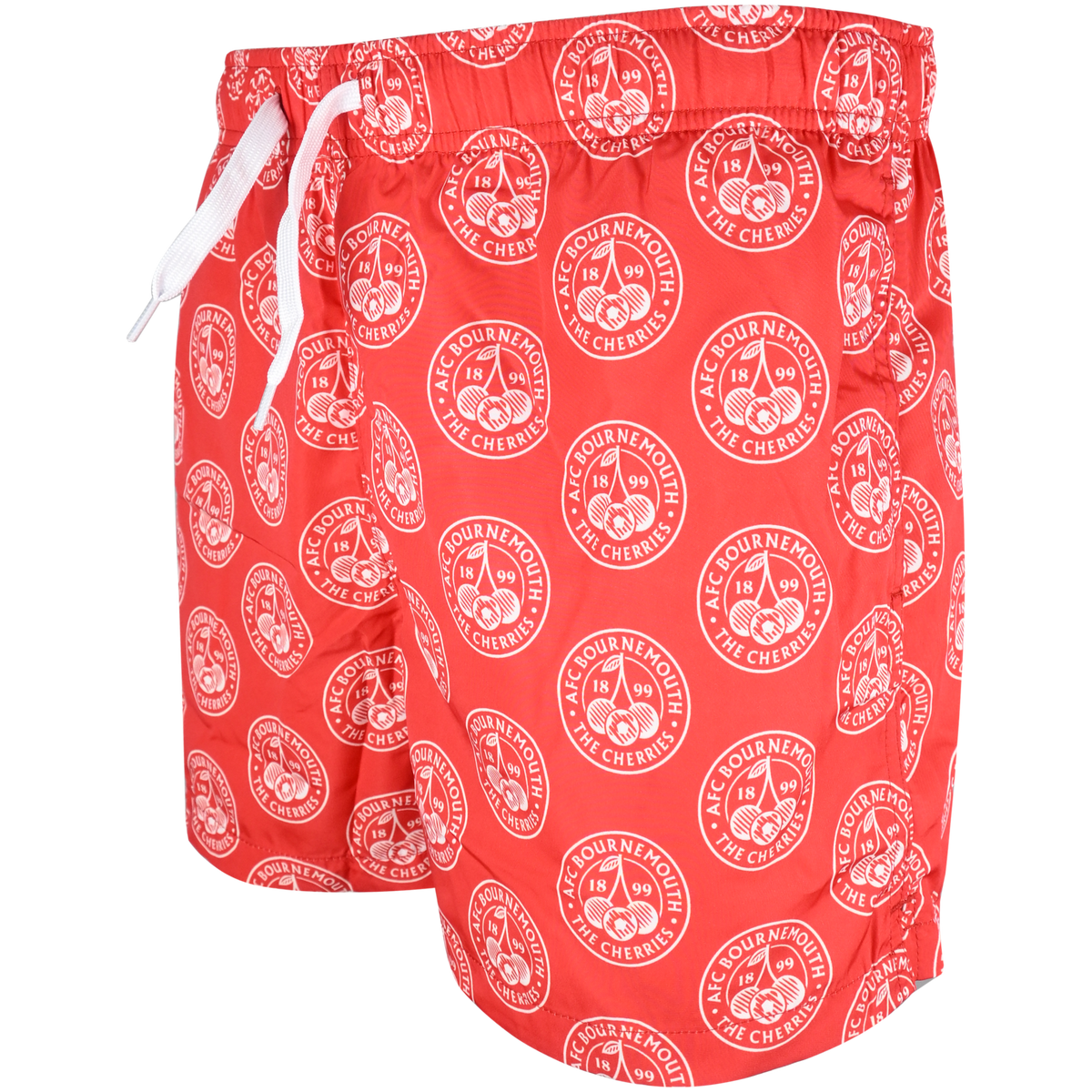 Cherry Crest Swim Shorts - Red