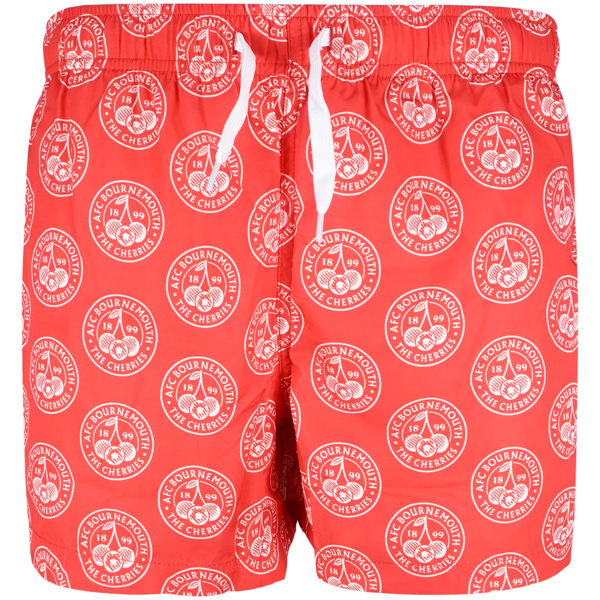 Cherry Crest Swim Shorts - Red
