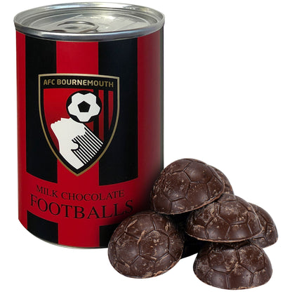 Chocolate Footballs Gift Tin