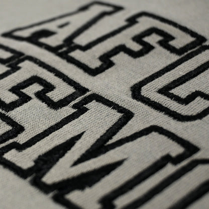 Adults Collegiate T Shirt - Stone