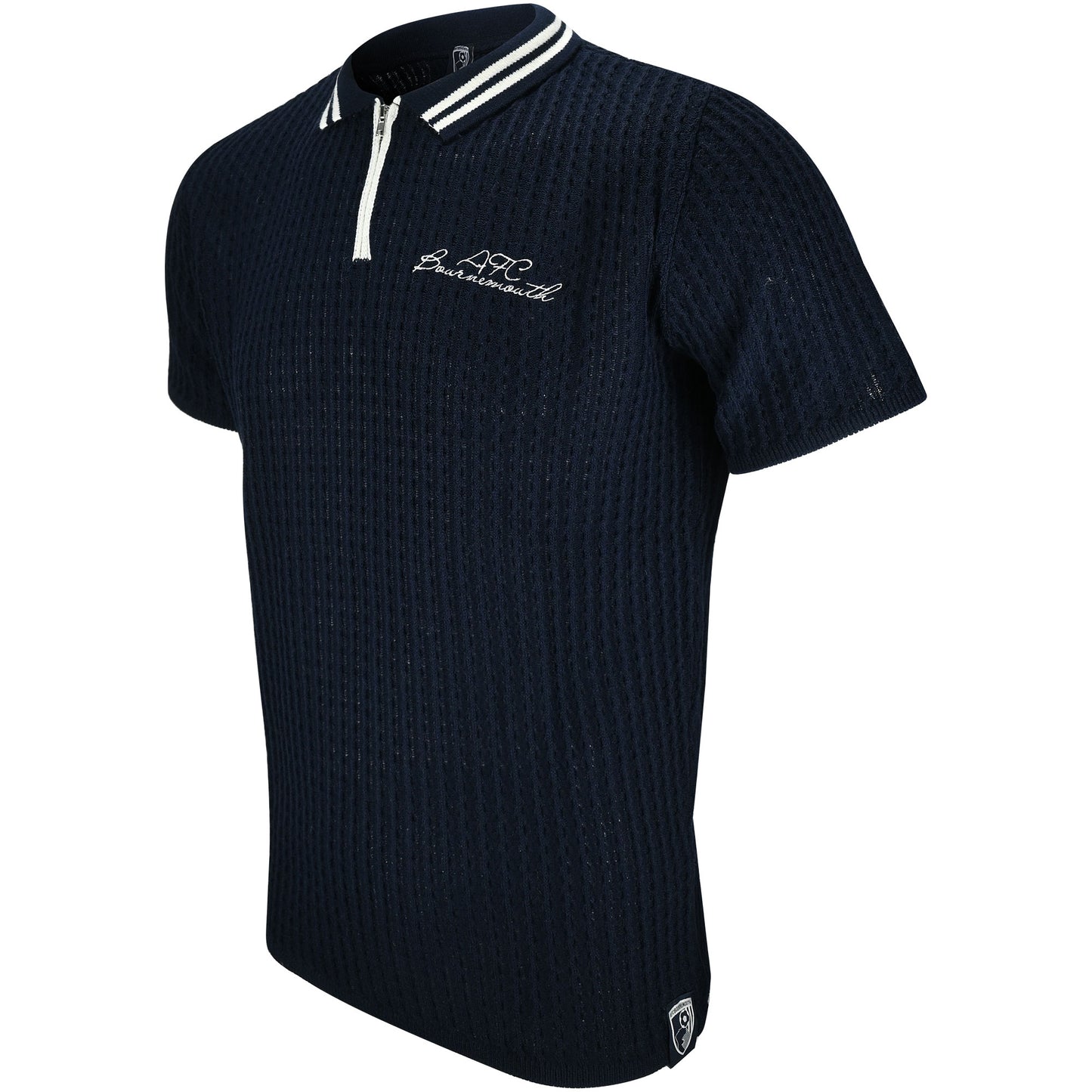 Adults Elite Quarter Zip Polo - Navy