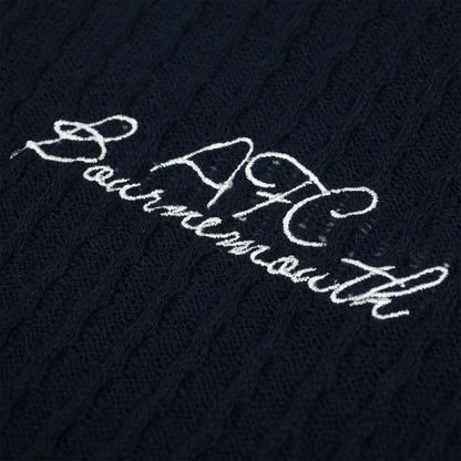 Adults Elite Quarter Zip Polo - Navy