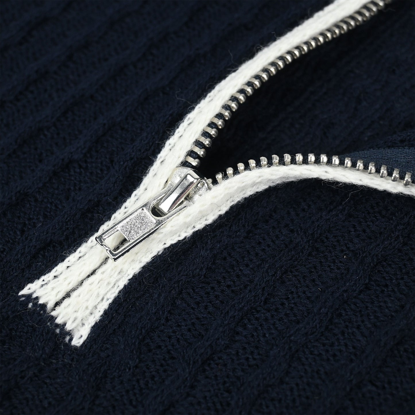Adults Elite Quarter Zip Polo - Navy