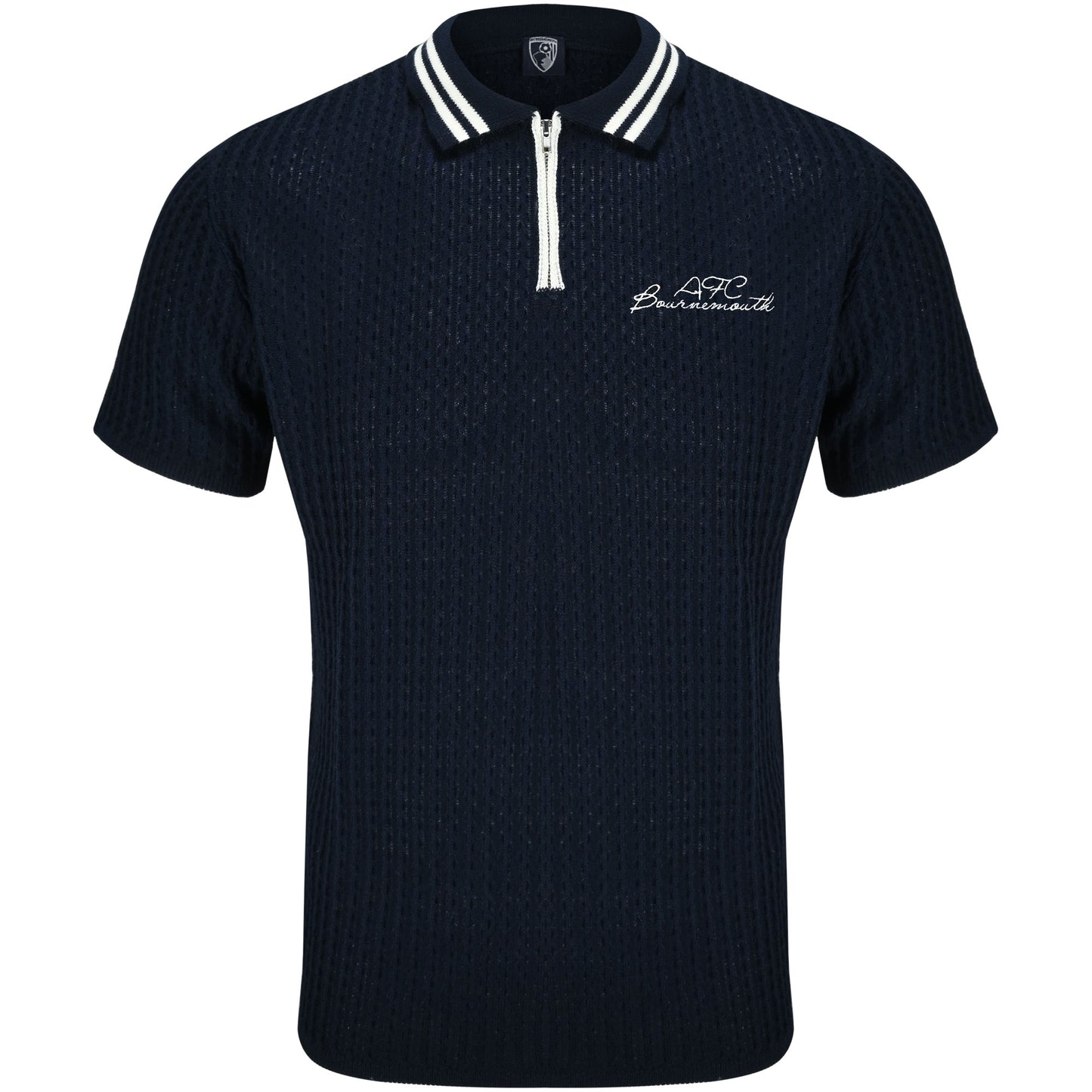 Adults Elite Quarter Zip Polo - Navy