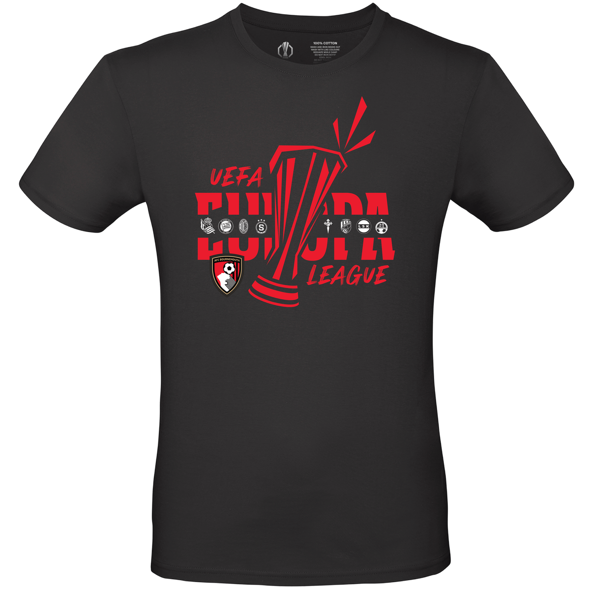 Europa League Tour T Shirt - Black