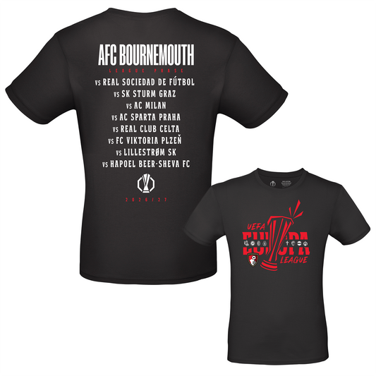 Europa League Tour T Shirt - Black