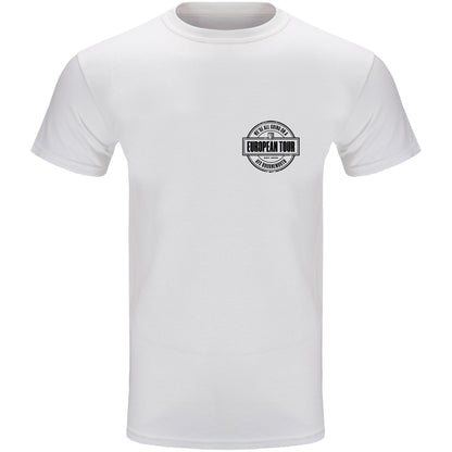 Adults European Tour T Shirt - White