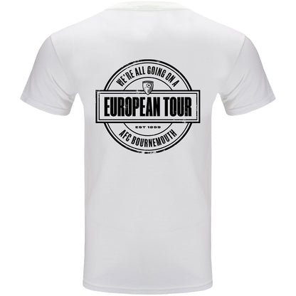 Adults European Tour T Shirt - White