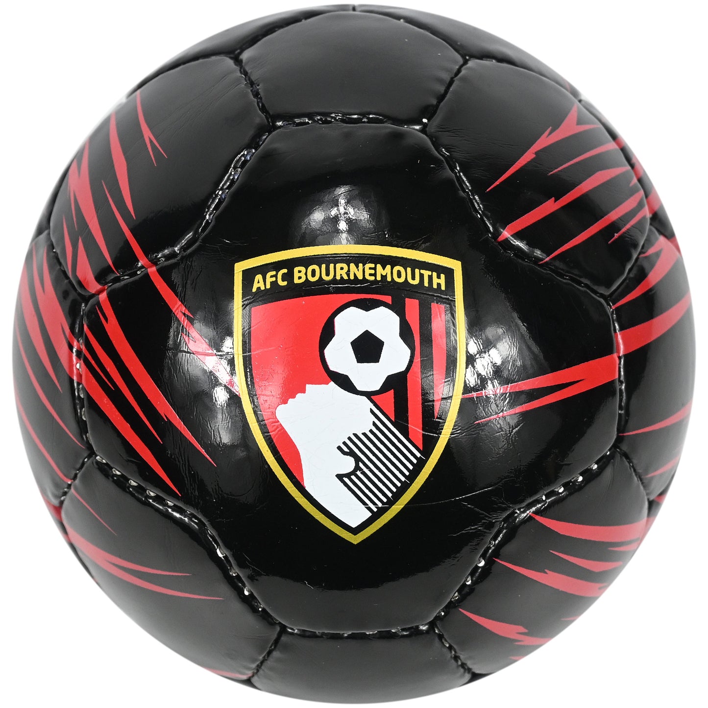 Lightning Football - Black / Red - Size 1