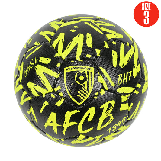 Dazzle Football - Black / Neon - Size 3