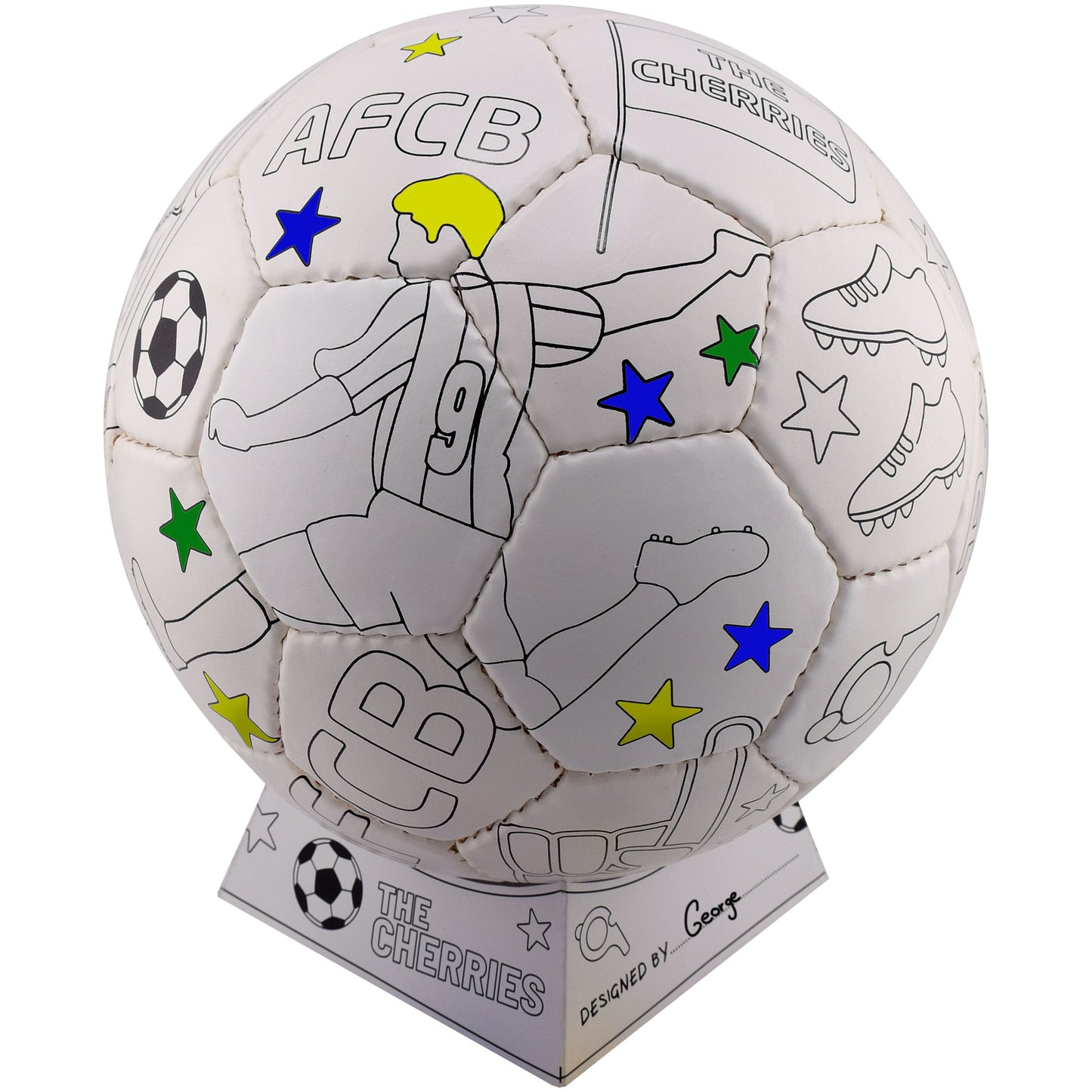 Colour In Football Set
