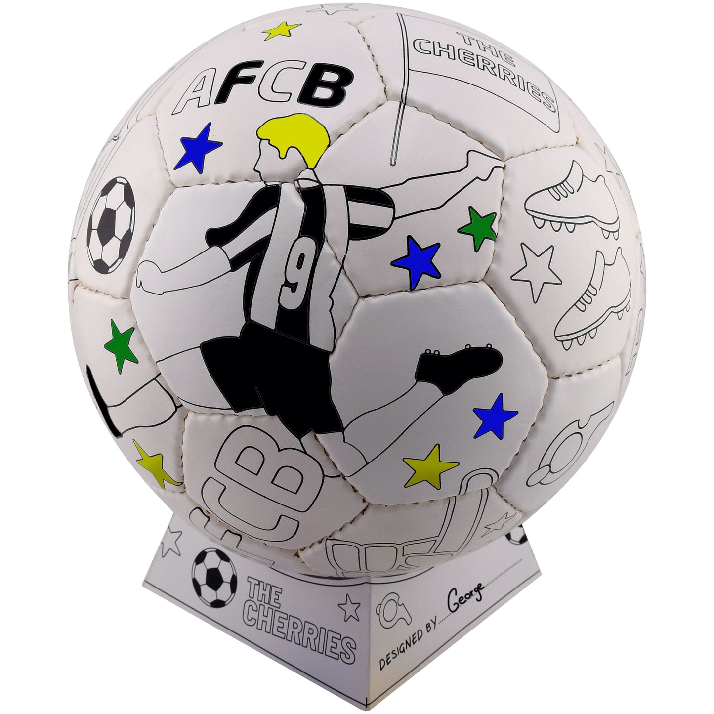 Colour In Football Set