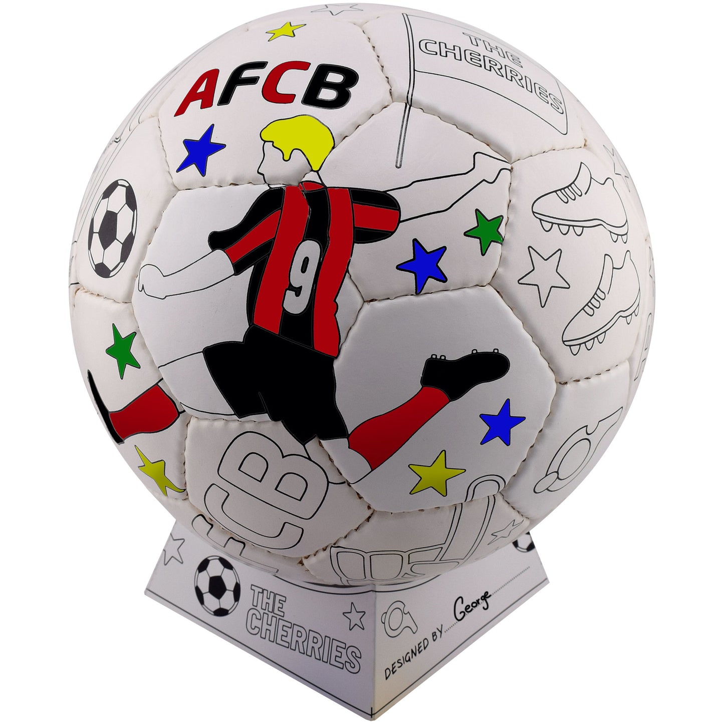 Colour In Football Set