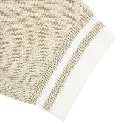 Womens Georgia Knitted Tee - Natural / Off White