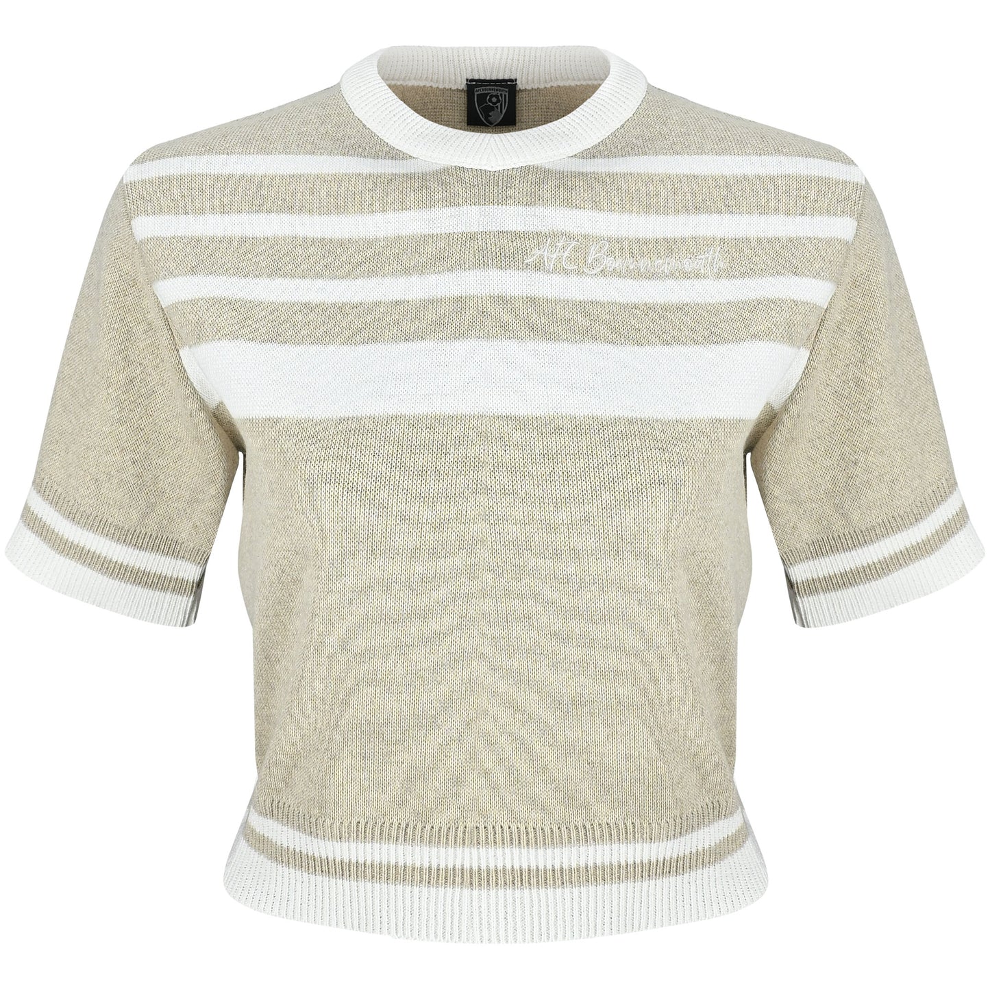 Womens Georgia Knitted Tee - Natural / Off White