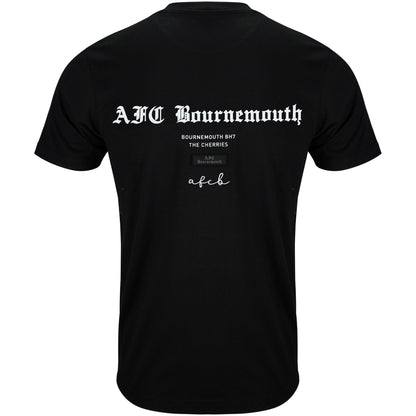 Adults Gladstone T Shirt - Black