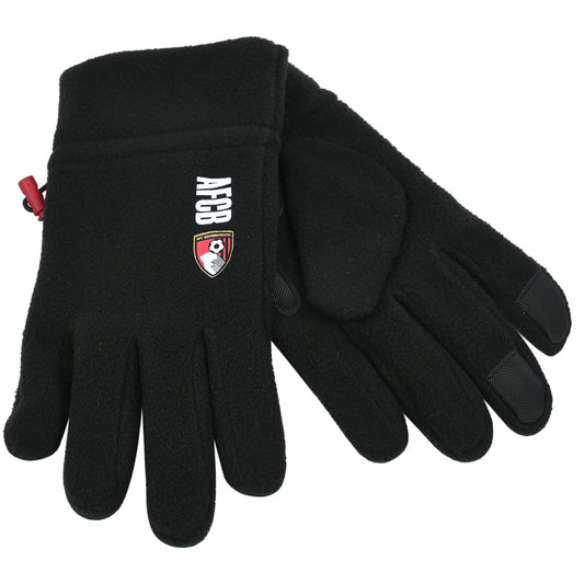 Adults Premium Fleece Gloves - Black