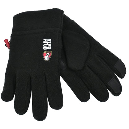 Kids Premium Fleece Gloves - Black