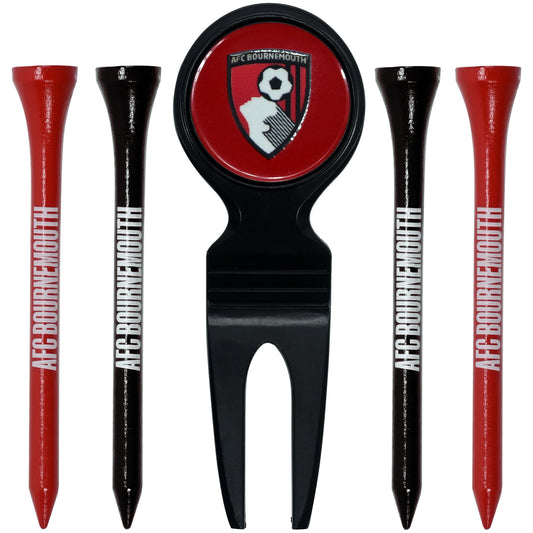 Golf Pitch Marker And Tee Gift Set