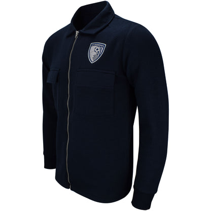 Adults Grange Shacket - Navy Blue