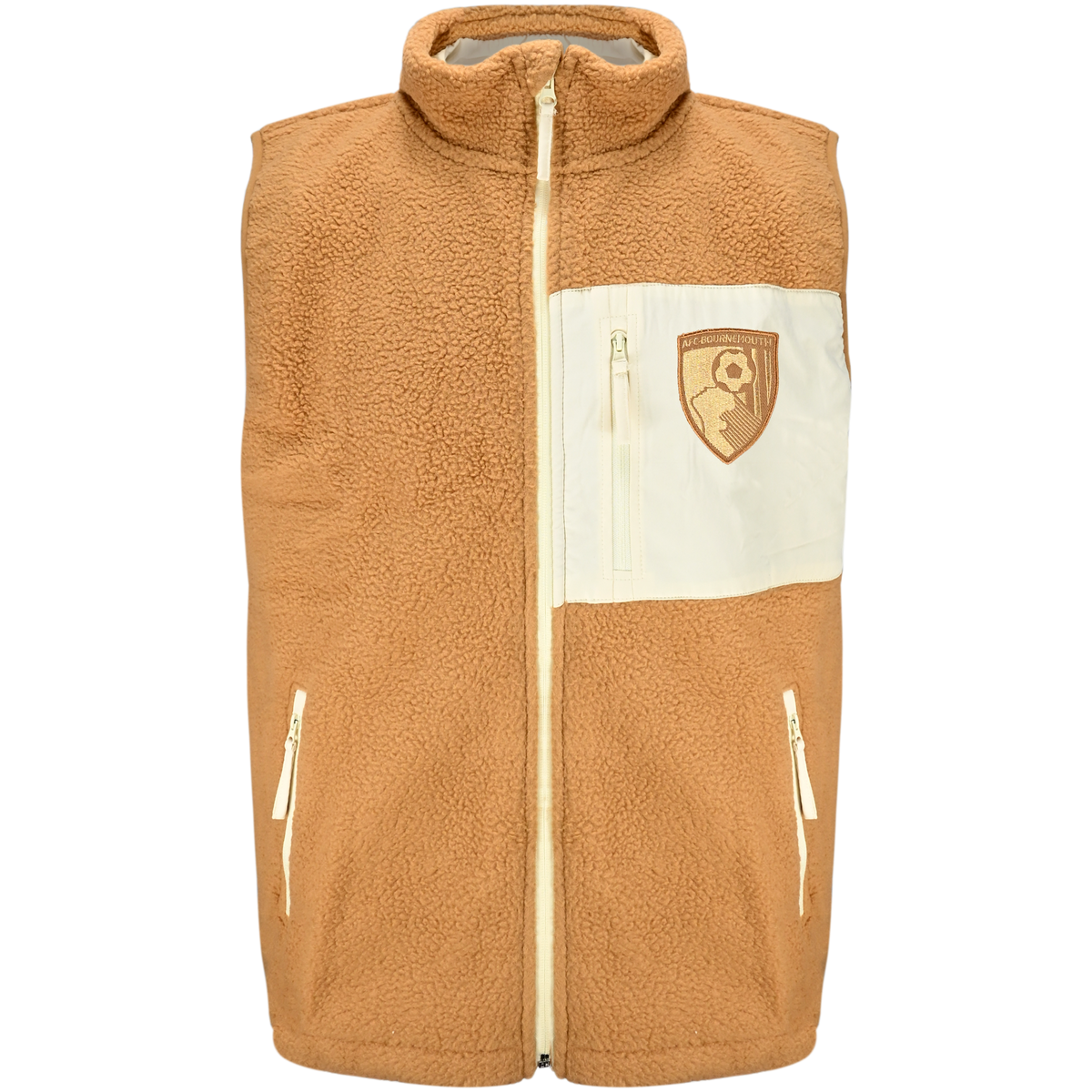 Heavy Pile Vest - Ochre