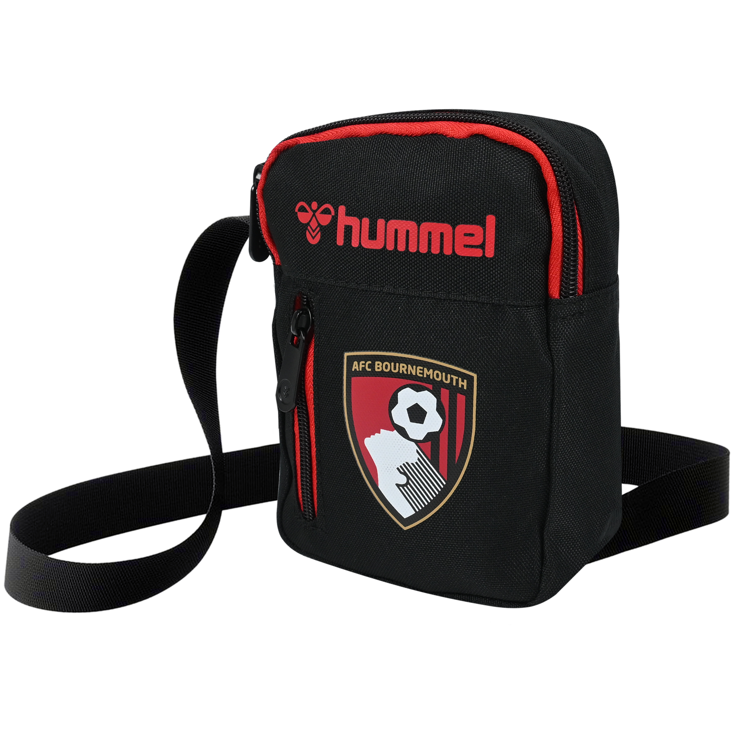 Hummel Cross Body Bag - Black / Red