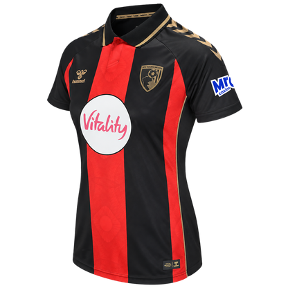 Womens European Home Shirt 26/27 - Red / Black