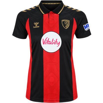 Womens European Home Shirt 26/27 - Red / Black