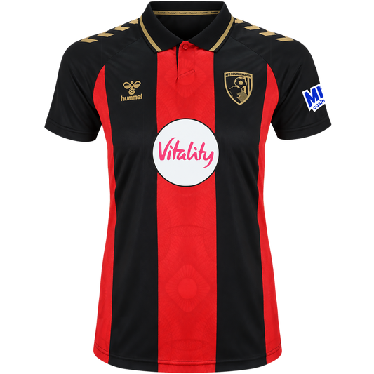 Womens European Home Shirt 26/27 - Red / Black