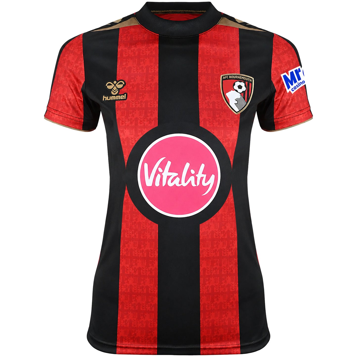 Womens Home Shirt 26/27 - Red / Black