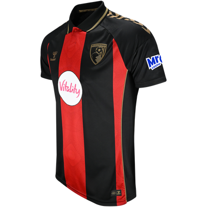 Mens European Home Shirt 26/27 - Red / Black