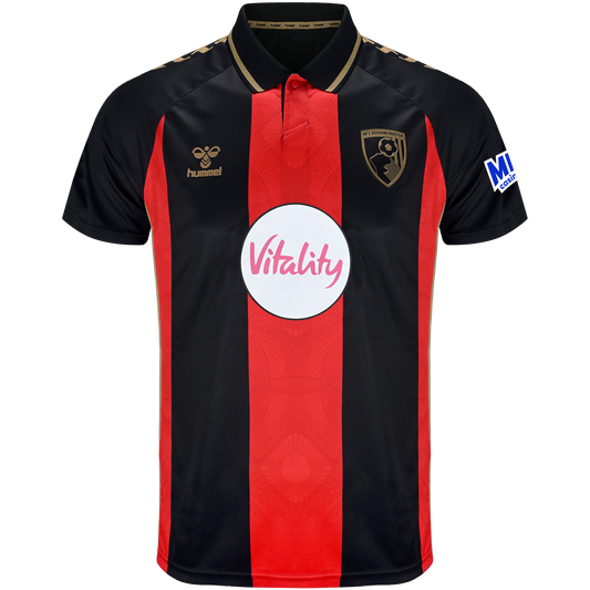 Mens European Home Shirt 26/27 - Red / Black
