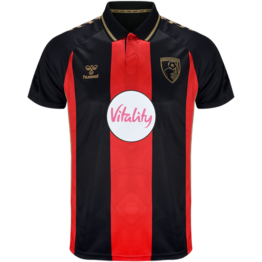 Childrens European Home Shirt 26/27 - Red / Black