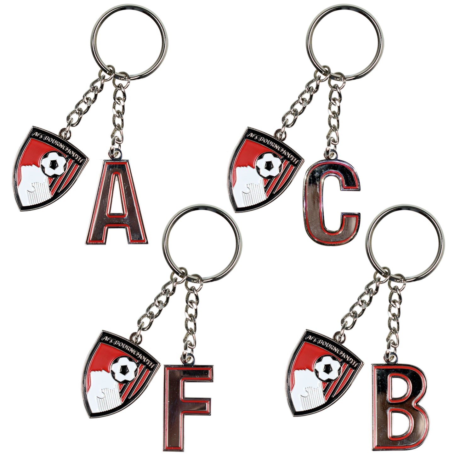 Initial Crest Keyring