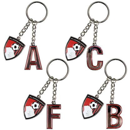 Initial Crest Keyring