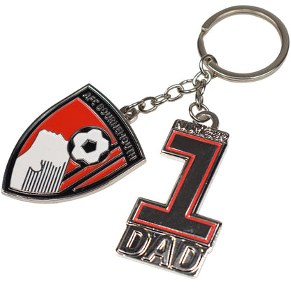 Number 1 Dad Keyring