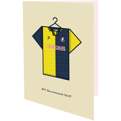 Minimal Kits 1996-97 Away Shirt Greetings Card