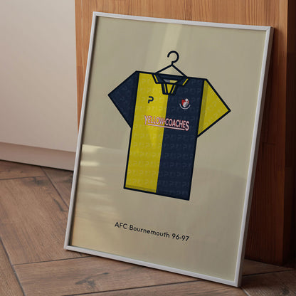 Minimal Kits 1996-97 Away Shirt A2 Poster