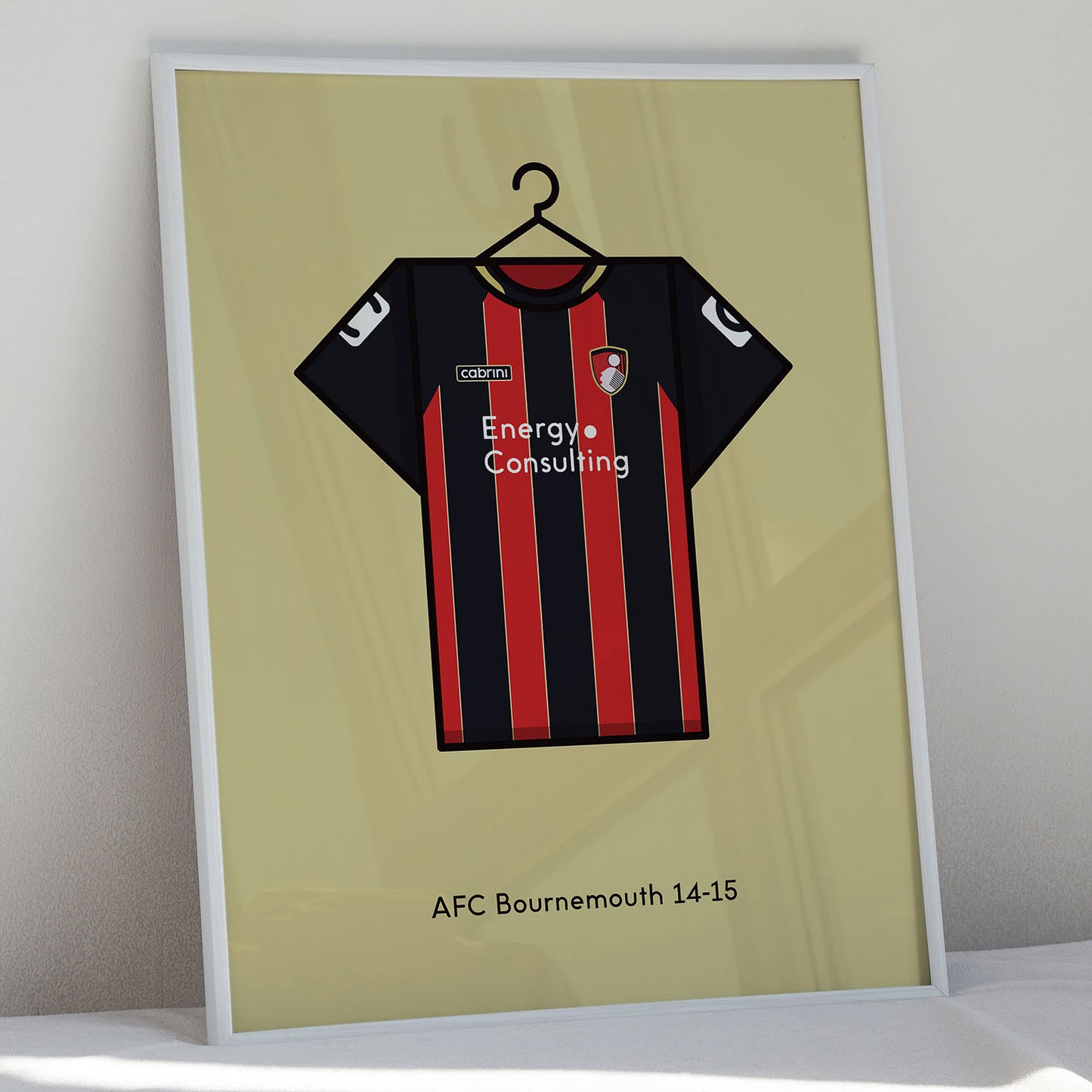 Minimal Kits 2014-15 Home Shirt A3 Card Mount