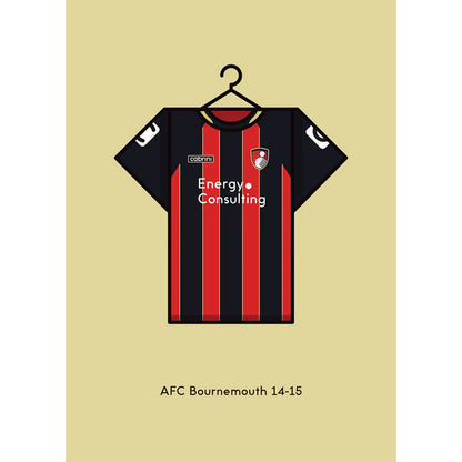 Minimal Kits 2014-15 Home Shirt A3 Card Mount