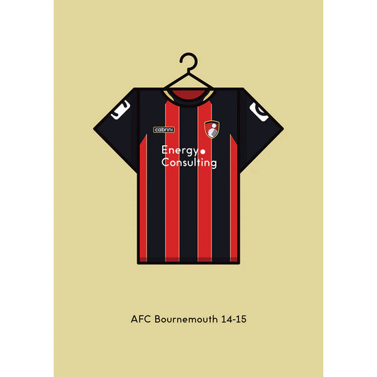 Minimal Kits 2014-15 Home Shirt A3 Card Mount
